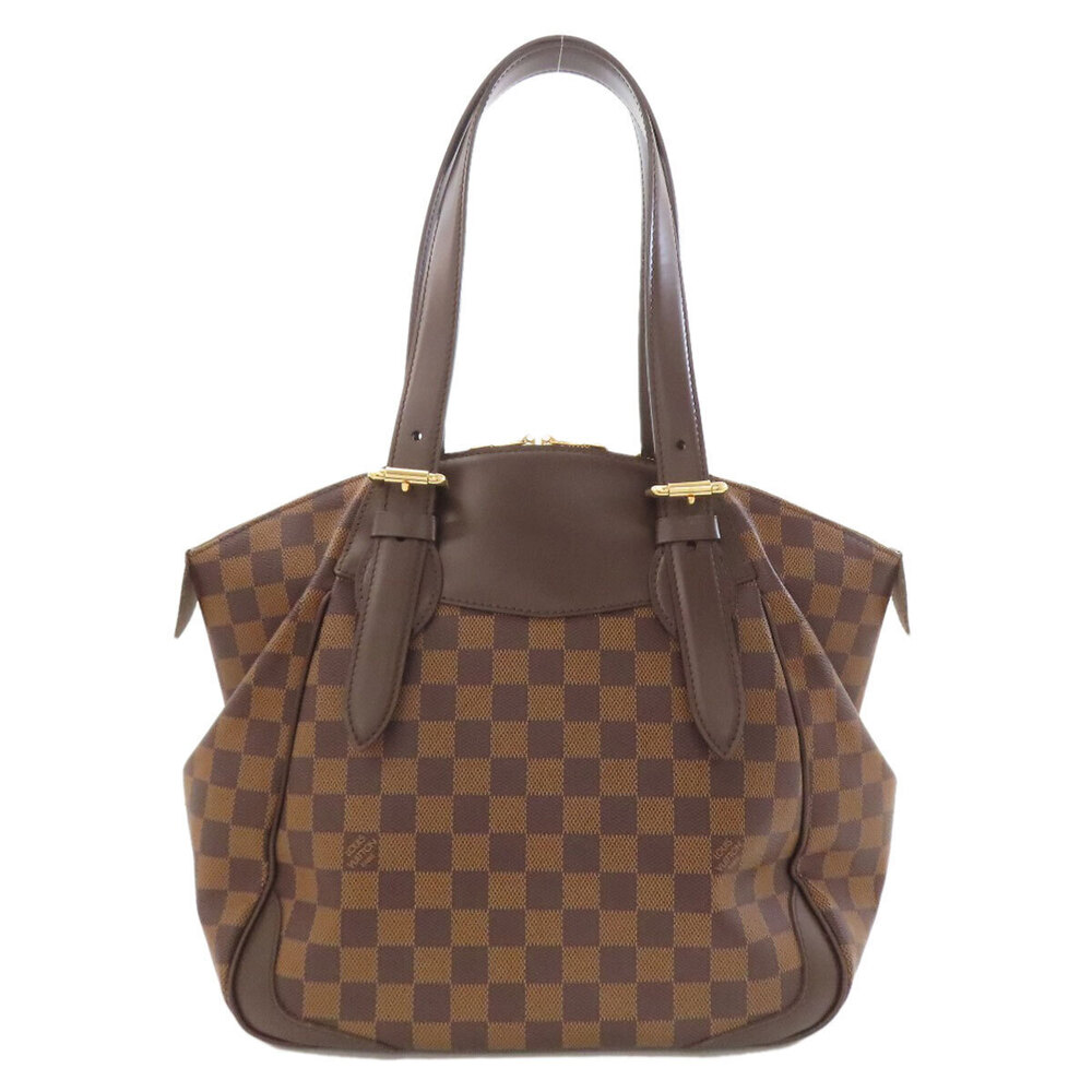 Louis Vuitton Handbag Verona Canvas Damier Brown